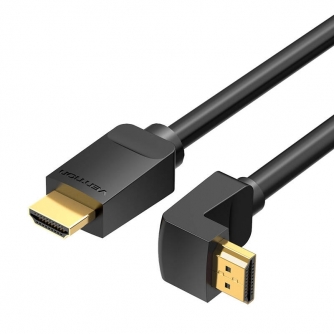 Video vadi, kabeļi - Cable HDMI Vention AAQBH 2m Angle 270 (black) AAQBH - ātri pasūtīt no ražotāja