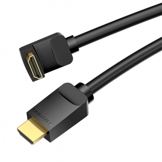 Video vadi, kabeļi - Cable HDMI Vention AAQBH 2m Angle 270 (black) - быстрый заказ от производителя