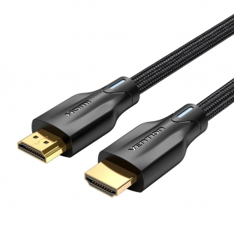 Video vadi, kabeļi - Cable HDMI 2.1 Vention AAUBF 1m 8K (black) AAUBF - ātri pasūtīt no ražotāja