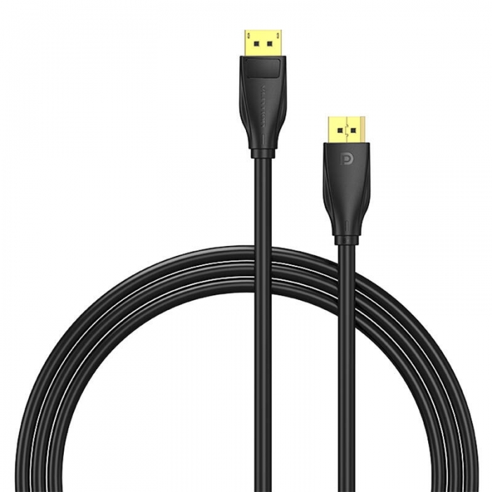 Wires, cables for video - DisplayPort 1.4 HD 8K Cable 1.5m Vention HCDBG (Black) HCDBG - quick order from manufacturer