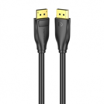 Wires, cables for video - DisplayPort 1.4 HD 8K Cable 1.5m Vention HCDBG (Black) HCDBG - quick order from manufacturer