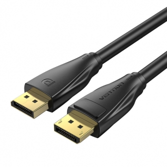 Wires, cables for video - DisplayPort 1.4 HD 8K Cable 1.5m Vention HCDBG (Black) HCDBG - quick order from manufacturer