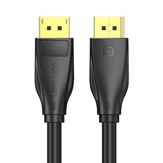 Video vadi, kabeļi - DisplayPort 1.4 HD 8K Cable 1.5m Vention HCDBG (Black) HCDBG - ātri pasūtīt no ražotāja