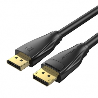 Wires, cables for video - HD DisplayPort 1.4 8K Cable 3m Vention HCDBI (Black) HCDBI - quick order from manufacturer