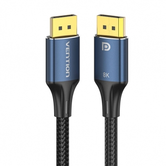 Video vadi, kabeļi - HD DisplayPort 8K Cable 1m Vention HCELF (Blue) HCELF - ātri pasūtīt no ražotāja