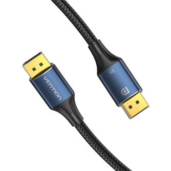 Video vadi, kabeļi - HD DisplayPort 8K Cable 1m Vention HCELF (Blue) - быстрый заказ от производителя