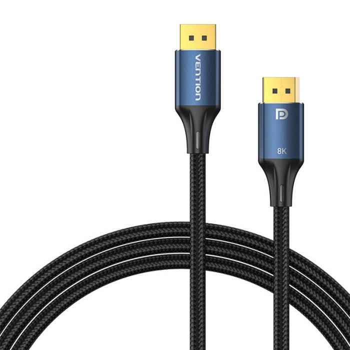 Video vadi, kabeļi - HD DisplayPort 8K Cable 1.5m Vention HCELG (Blue) HCELG - ātri pasūtīt no ražotāja