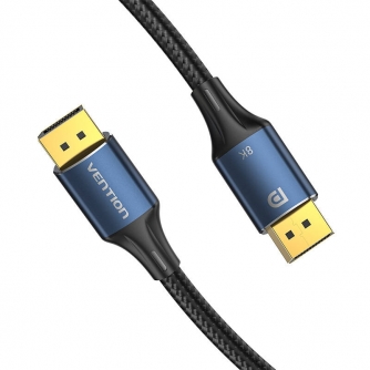 Video vadi, kabeļi - HD DisplayPort 8K Cable 1.5m Vention HCELG (Blue) HCELG - ātri pasūtīt no ražotāja