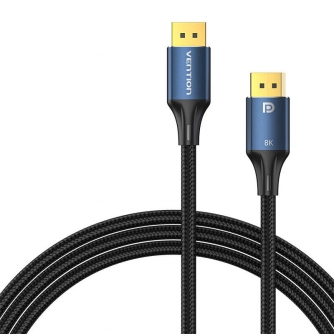 Video vadi, kabeļi - HD DisplayPort 8K Cable 2m Vention HCELH (Blue) HCELH - ātri pasūtīt no ražotāja