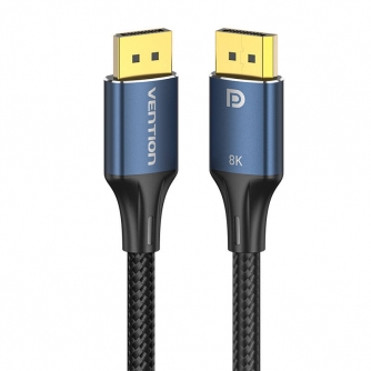 Video vadi, kabeļi - HD DisplayPort 8K Cable 2m Vention HCELH (Blue) HCELH - ātri pasūtīt no ražotāja