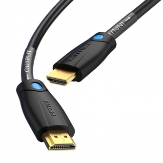 Video vadi, kabeļi - HDMI Cable 5m Vention AAMBJ (Black) AAMBJ - ātri pasūtīt no ražotāja