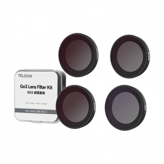 Accessories for Action Cameras - Lens filter Set CPL/ND8/ND16/ND32 Telesin for Insta360 GO3 IS-FLT-G03 - quick order from manufacturer