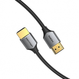 Video vadi, kabeļi - Ultra Thin HDMI HD Cable 0.5m Vention ALEHD (Gray) ALEHD - ātri pasūtīt no ražotāja