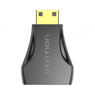 Video mikseri - Переходник с женского HDMI на мужской Mini HDMI Vention AISB0 (черный) AISB0 - быстрый заказ от производителя