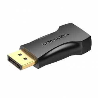 Vairs neražo - Adapteris HDMI Vention HDMI sievišķā uz vīrišķo Display Port (melns) HBOB0