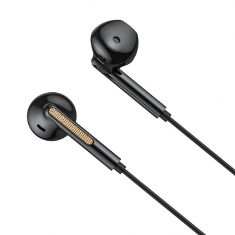 Vairs neražo - Wired in-ear headphones Vipfan M11, USB-C (black) M11-black 