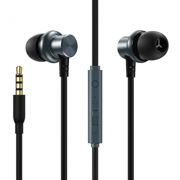 Headphones - Joyroom JR-EL115 Wired Earphones (Grey) JR-EL115 Gray - quick order from manufacturer