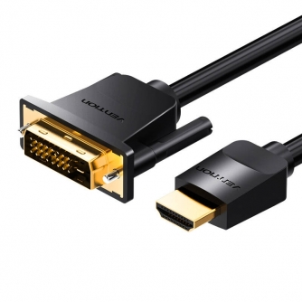 Vairs neražo - HDMI to DVI Cable 3m Vention ABFBI (Black) ABFBI