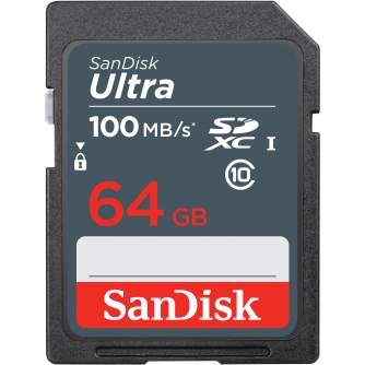 Memory Cards - SanDisk atmiņas karte SDXC 64GB UHS-I SDSDUNR-064G-GN3IN - quick order from manufacturer