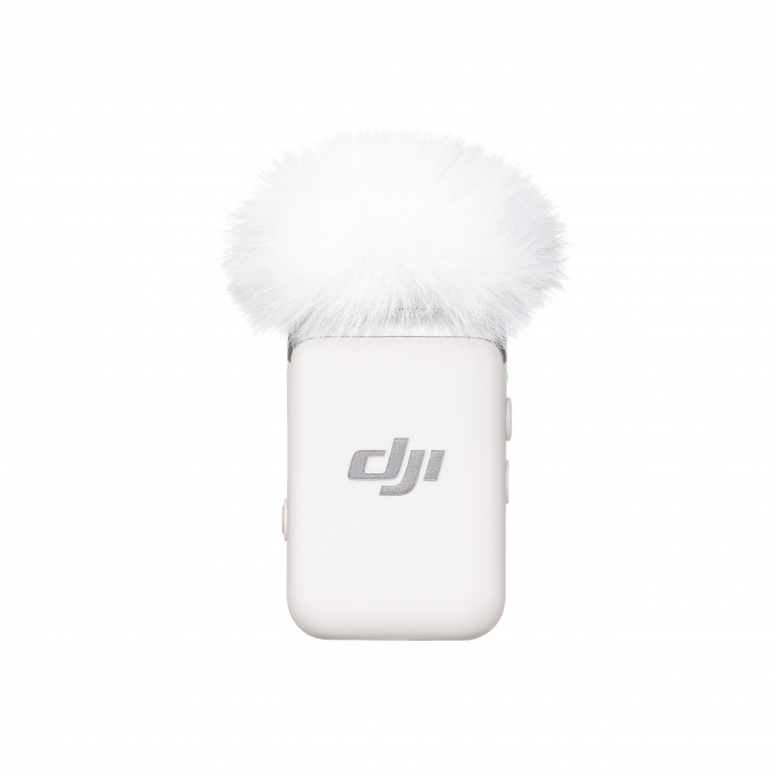 Bezvadu piespraužamie mikrofoni - DJI Mic 2 Transmitter bezvadu mikrofons balts (Pearl White) + magnēta stiprinājums - ātri pasūtīt no ražotāja