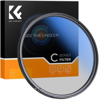 CPL polarizācijas filtri - K&F Concept Classic HMC CPL circular polarizing filter - 55 mm - быстрый заказ от производителя