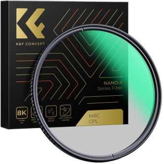 CPL polarizācijas filtri - K&F Concept Nano-X CPL circular polarizing filter - 67 mm - быстрый заказ от производителя