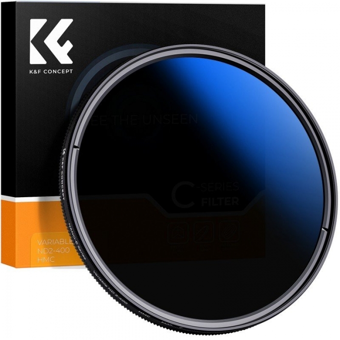 Neutral Density Filters - K&F Concept Classic Slim Fader Gray Filter NDX ND2 - ND400 - 55 mm - quick order from manufacturer