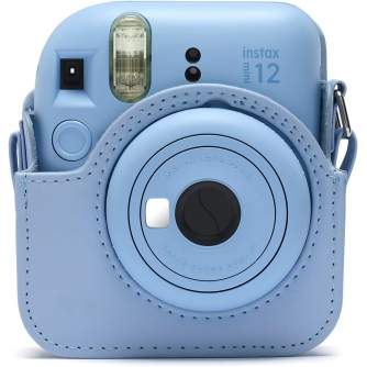 Momentfoto kamera - Instant kamera instax mini 12 PASTEL BLUE CASE oriģināls instax mini glancēts (10gab) - perc šodien veikalā un ar piegādi