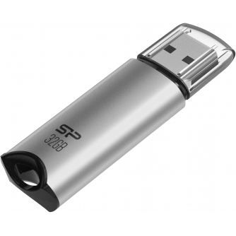 USB memory stick - Silicon Power flash drive 32GB Marvel M02, silver SP032GBUF3M02V1S - quick order from manufacturer