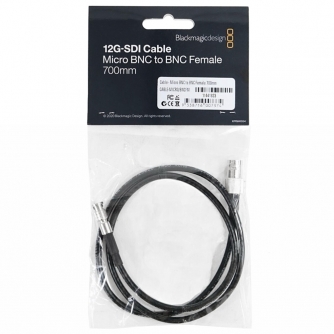 Wires, cables for video - Blackmagic Design Blackmagic Micro BNC to BNC Female Cable 700mm - quick order from manufacturer