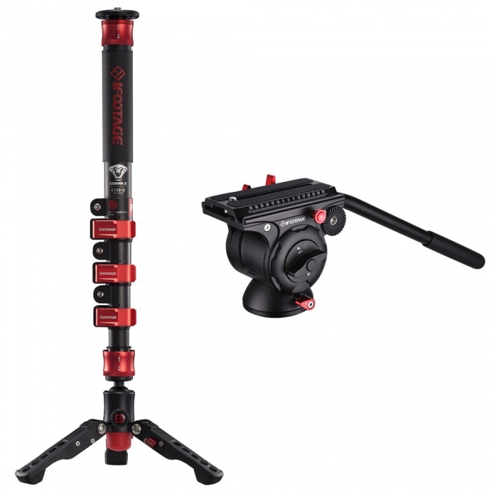 Video Tripods - iFootage Cobra 2 C120 II with Komodo K5 Fluid Head Bundle - quick order from manufacturer