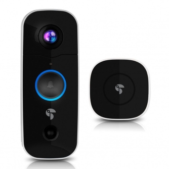 Straumēšanai - Toucan Wireless Video Doorbell with internal Chime - ātri pasūtīt no ražotāja