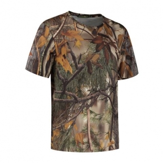 Kamuflāža - Stealth Gear T-shirt Short Sleeve Camo Forest Print size S - быстрый заказ от производителя