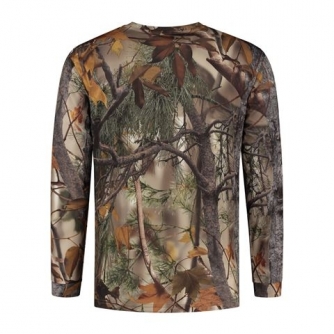 Kamuflāža - Stealth Gear T-shirt Long Sleeve Camo Forest Print size S - быстрый заказ от производителя