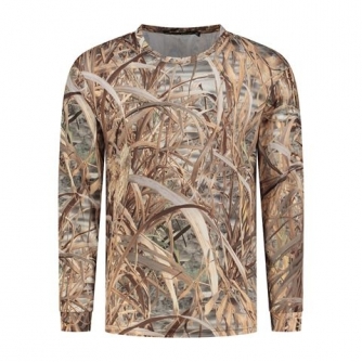 Camouflage - Stealth Gear T-Shirt Long Sleeve Reed size M - quick order from manufacturer