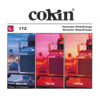 Square and Rectangular Filters - Cokin Filter P172 Varicolor Pink/Orange P172 - quick order from manufacturer