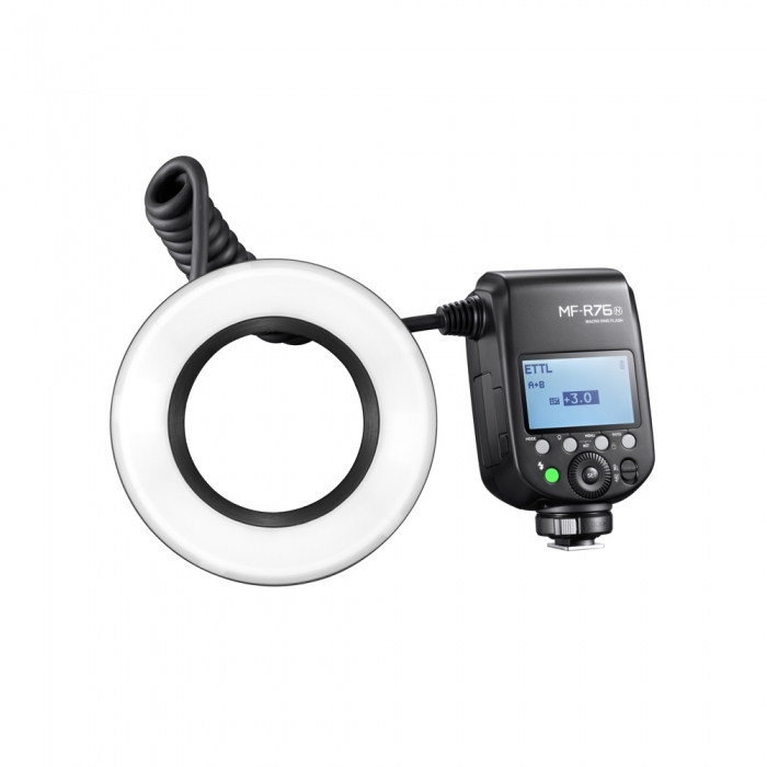 Flashes On Camera Lights - Godox MF-R76N TTL Macro Ring Flash Nikon MF R76N - quick order from manufacturer