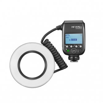 Flashes On Camera Lights - Godox MF-R76N TTL Macro Ring Flash Nikon MF R76N - quick order from manufacturer