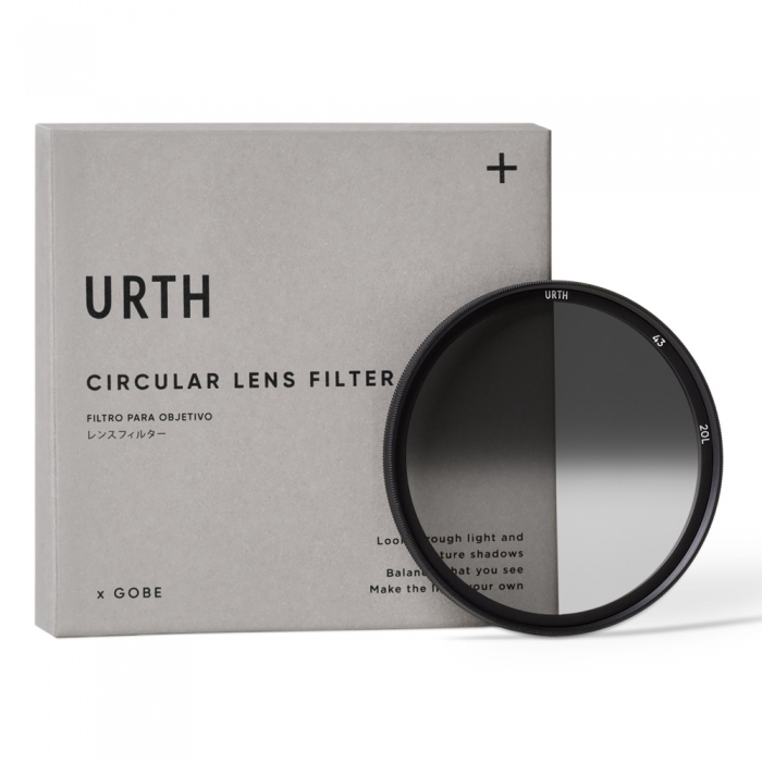 Gradient filtri - Urth 43mm Hard Graduated ND8 Lens Filter (Plus+) UHGND8PL43 - быстрый заказ от производителя