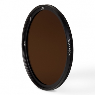 CPL Filters - Urth 55mm Circular Polarizing (CPL) + ND64 Lens Filter (Plus+) UCPLND64PL55 - quick order from manufacturer