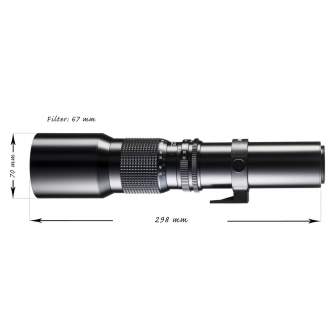 Objektīvi bezspoguļa kamerām - Walimex 500/8.0 Lens for Sony E-Mount 17370 - ātri pasūtīt no ražotāja