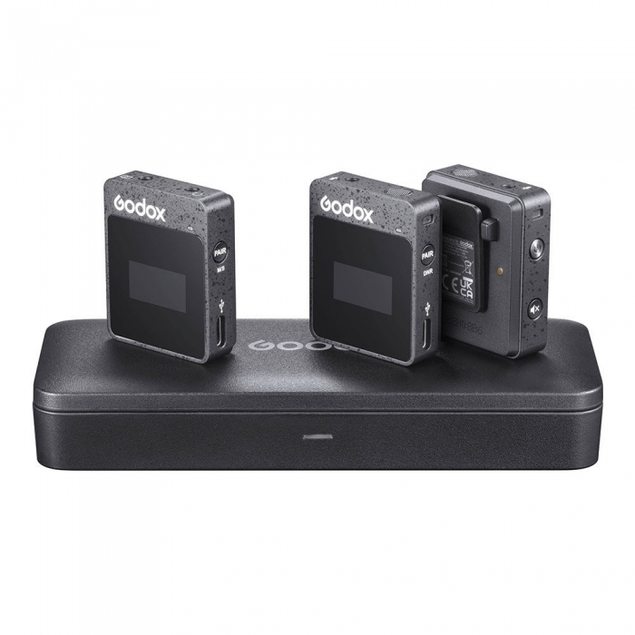 Wireless Lavalier Microphones - Godox MoveLink II M2 (Black) wireless microphone system - buy today in store and with delivery