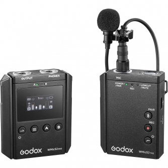 Bezvadu audio sistēmas - Godox WMicS2 Kit 1 UHF Wireless Microphone System - быстрый заказ от производителя