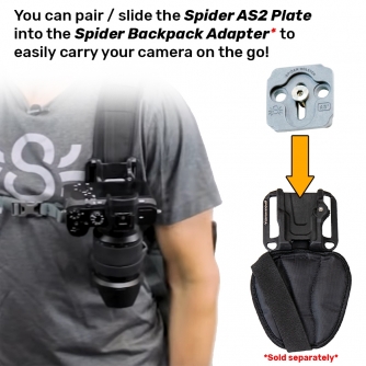 Aizsardzība pret lietu - Spider Holster Spider SpiderPro AS2 Plate 310 - ātri pasūtīt no ražotāja