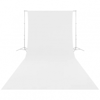 Turētāji - Caruba Wrinkle Resistant Backdrop 2,60 x 6 Meter White WRB 1W - быстрый заказ от производителя