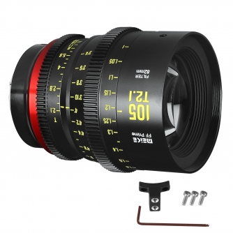 CINEMA Video Lenses - Meike MK 105mm T2.1 Panasonic L-Mount MK 105T21FF L - quick order from manufacturer