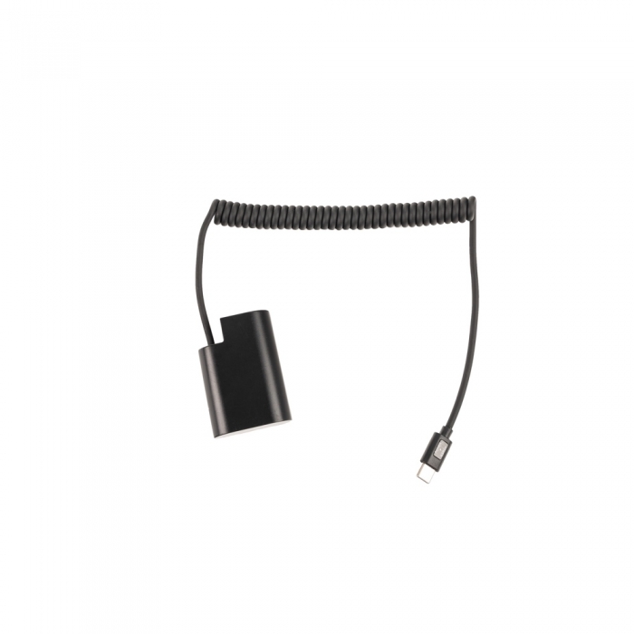 DC adapteriai - Caruba Panasonic DMW-BLF19 Dummy Batterij USB Type C Veer cord PD DCC12 - быстрый заказ от производителя