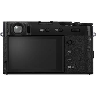 Kompaktkameras - FUJIFILM X100VI Black Digitālā kamera 40.2MP APS-C 35mm F2 IBIS 6.2K ND-filtrs - perc šodien veikalā un ar piegādi