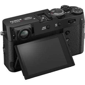 Kompaktkameras - FUJIFILM X100VI Black Digitālā kamera 40.2MP APS-C 35mm F2 IBIS 6.2K ND-filtrs - perc šodien veikalā un ar piegādi