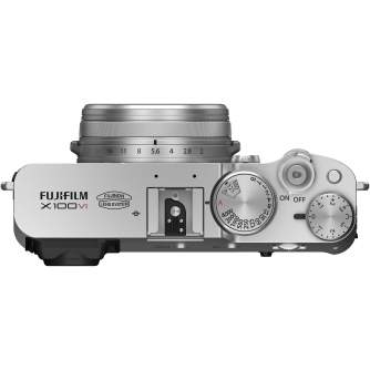 Компактные камеры - FUJIFILM X100VI Silver Цифровая фотокамера 40,2 Мп APS-C 35 мм F2 IBIS 6,2K ND-фильтр - быстрый заказ от про